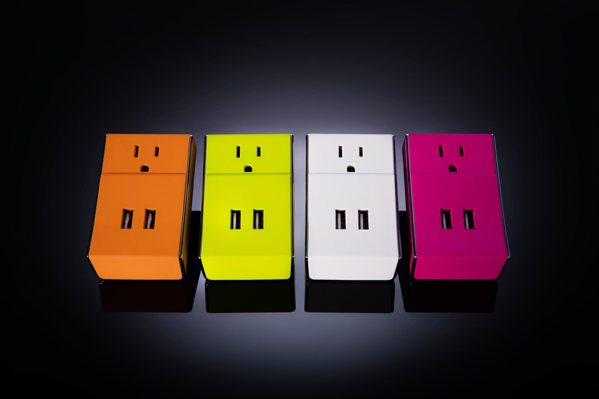 WALLY Dual USB Wall Charger + Standard Power Outlet